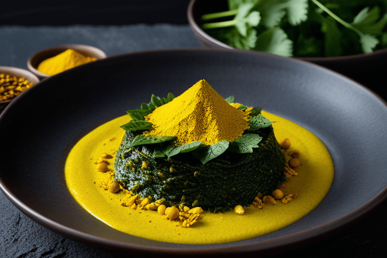 Kurkuma-Fisch mit Spinat — Wärme aus indischer Tradition