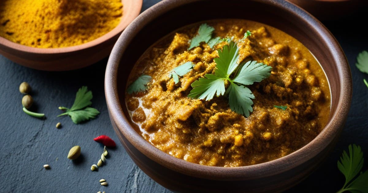 Feuer-Auberginen-Curry