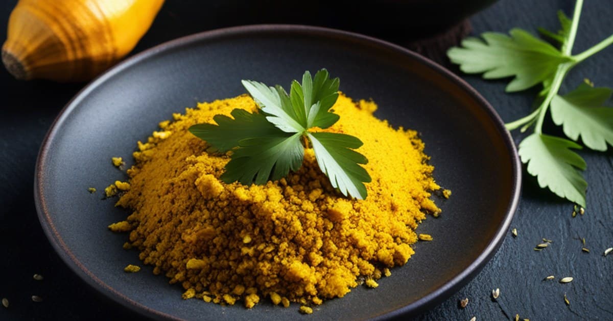 Fisch auf Karotten-Kurkuma-Püree