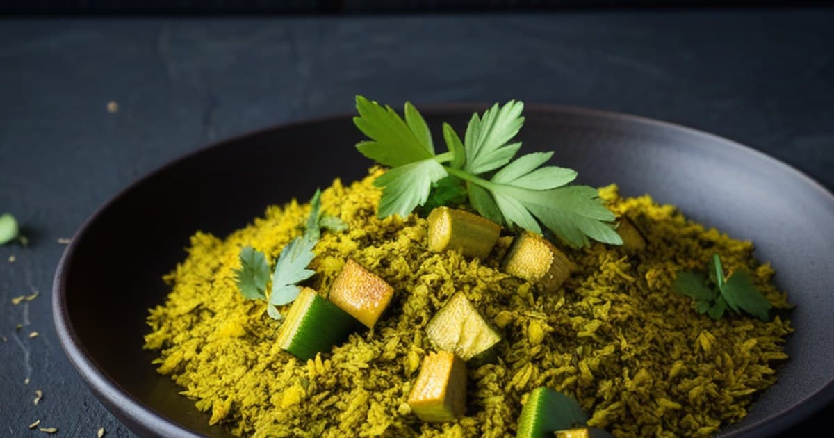 Fisch mit Zucchini-Masala