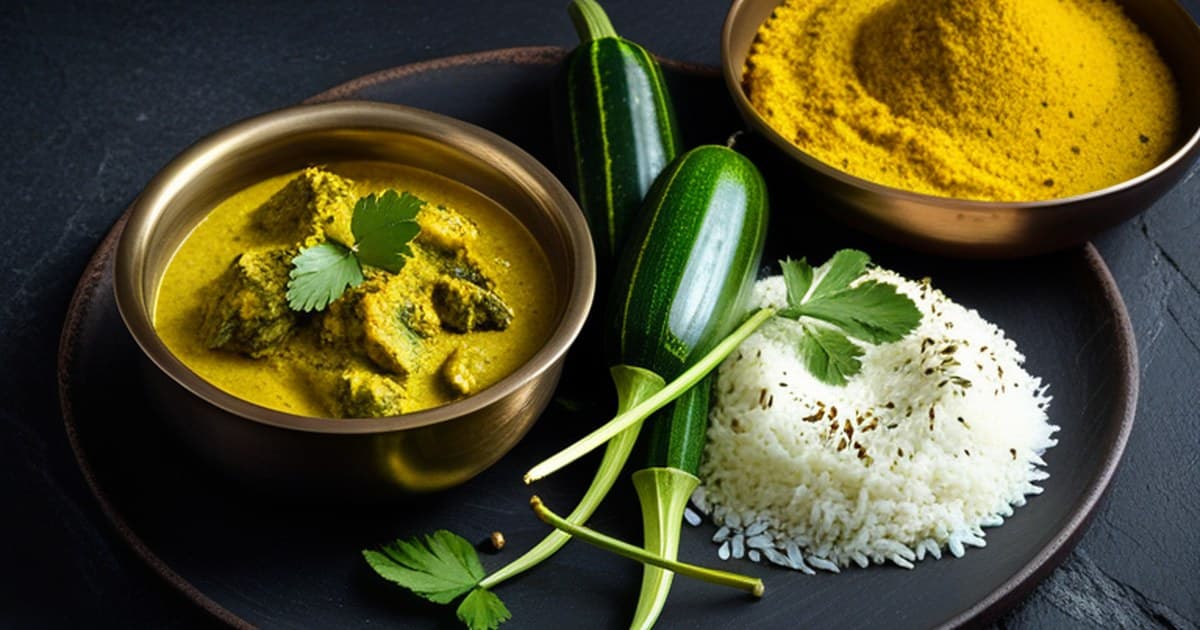 Hähnchen-Zucchini-Curry
