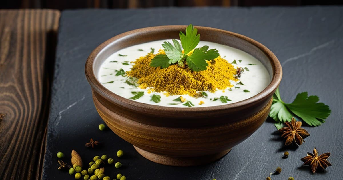 Kühlende Joghurt-Gewürz-Bowl