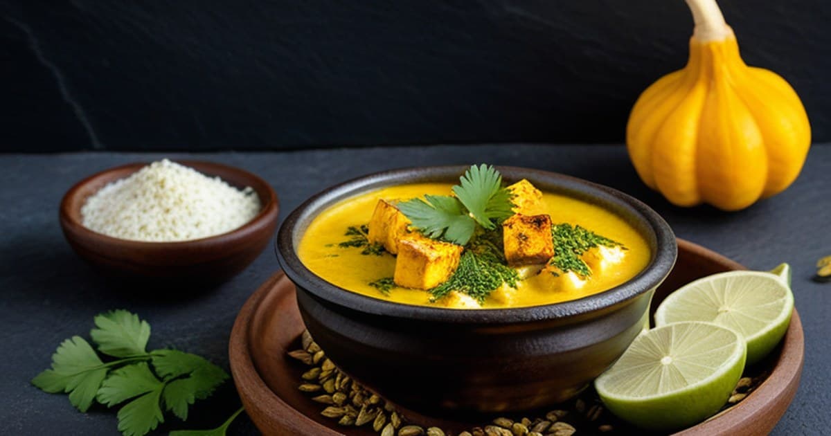 Kürbis-Paneer mit Bockshornklee