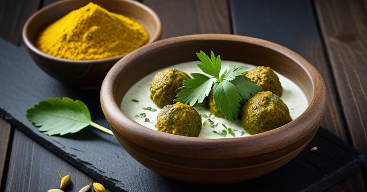 Zucchini-Kofta in Joghurt